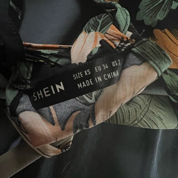 SHEIN Black Floral Maxi Dress - Picture 4 of 4